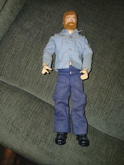 1964 G.I. Joe Collectible 12 inch Figure Red Hair with Jeep