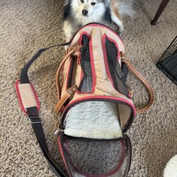 Sherpa Dog Cat Pet hand/shoulder bag