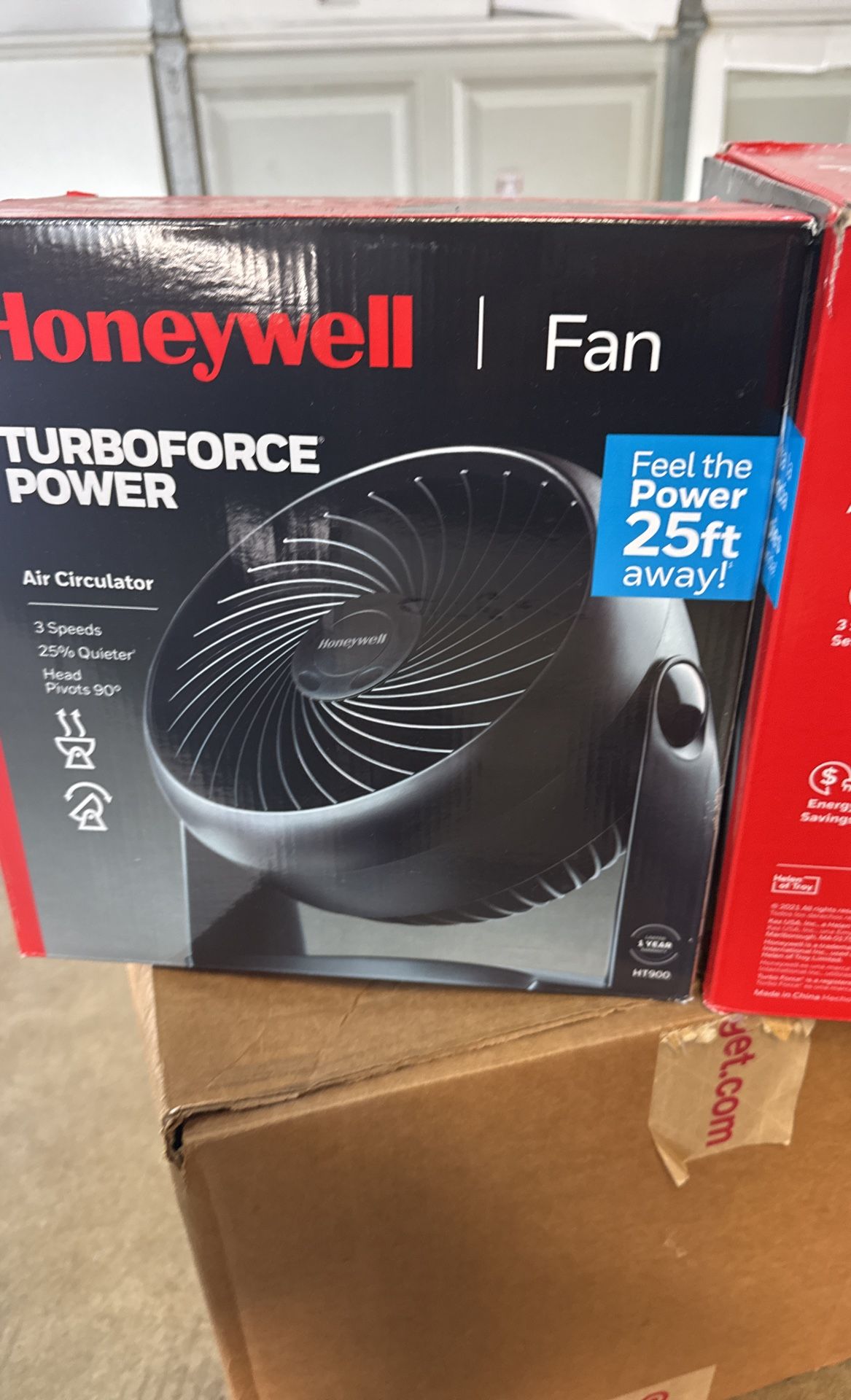 Brand New In The Box. Two fans*Bundle Deal !!Honeywell turbo force power fans Must Buy Both