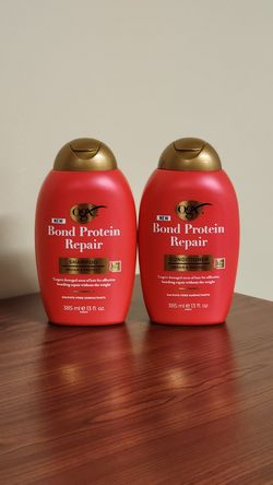 OGX Repair & Protect Bond Protein Repair Shampoo & Conditioner – 13 fl oz