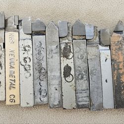 Carbide-Tipped Lathe Tool Bits (Square 1/2" Shank)