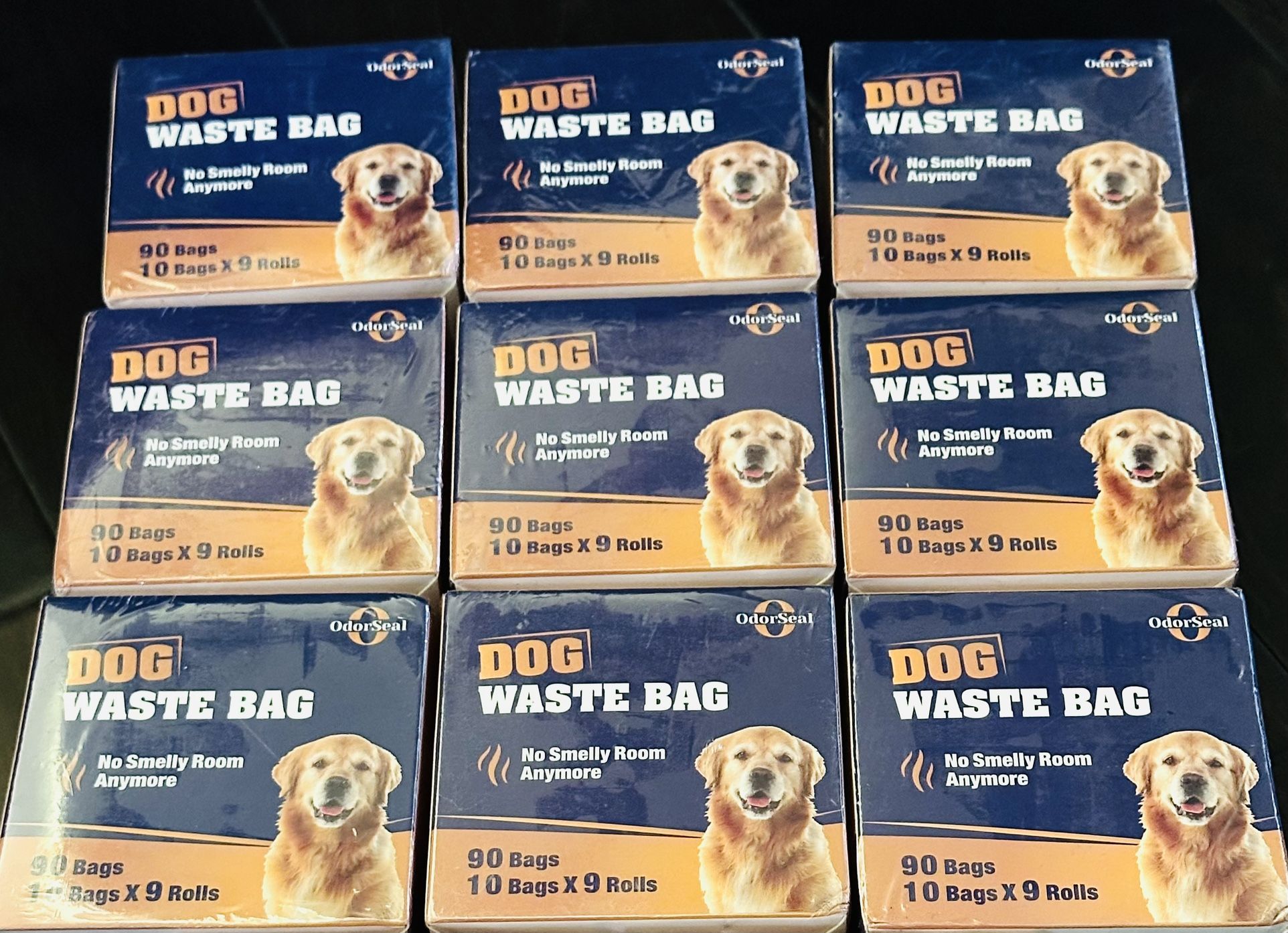 NEW All 9 Boxes For $15 [810 Bags Total] For Pet Waste, Diapers, Trash, Etc. 
