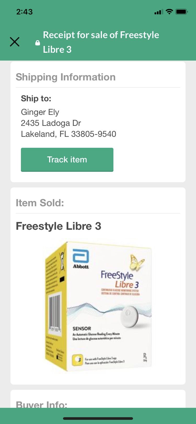 Freestyle Libre 3 
