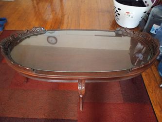 Coffee Table Moghongy Wood. 1950s Great Condition