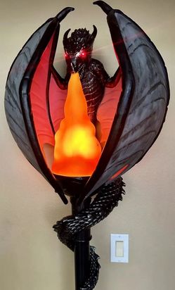 Halloween Dragon Floor Lamp 6 Feet Tall