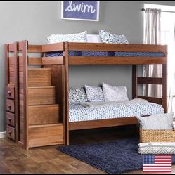 🇺🇸🇺🇸🇺🇸US Made🫡 100% Wood Bunk Beds In STOCK!!!