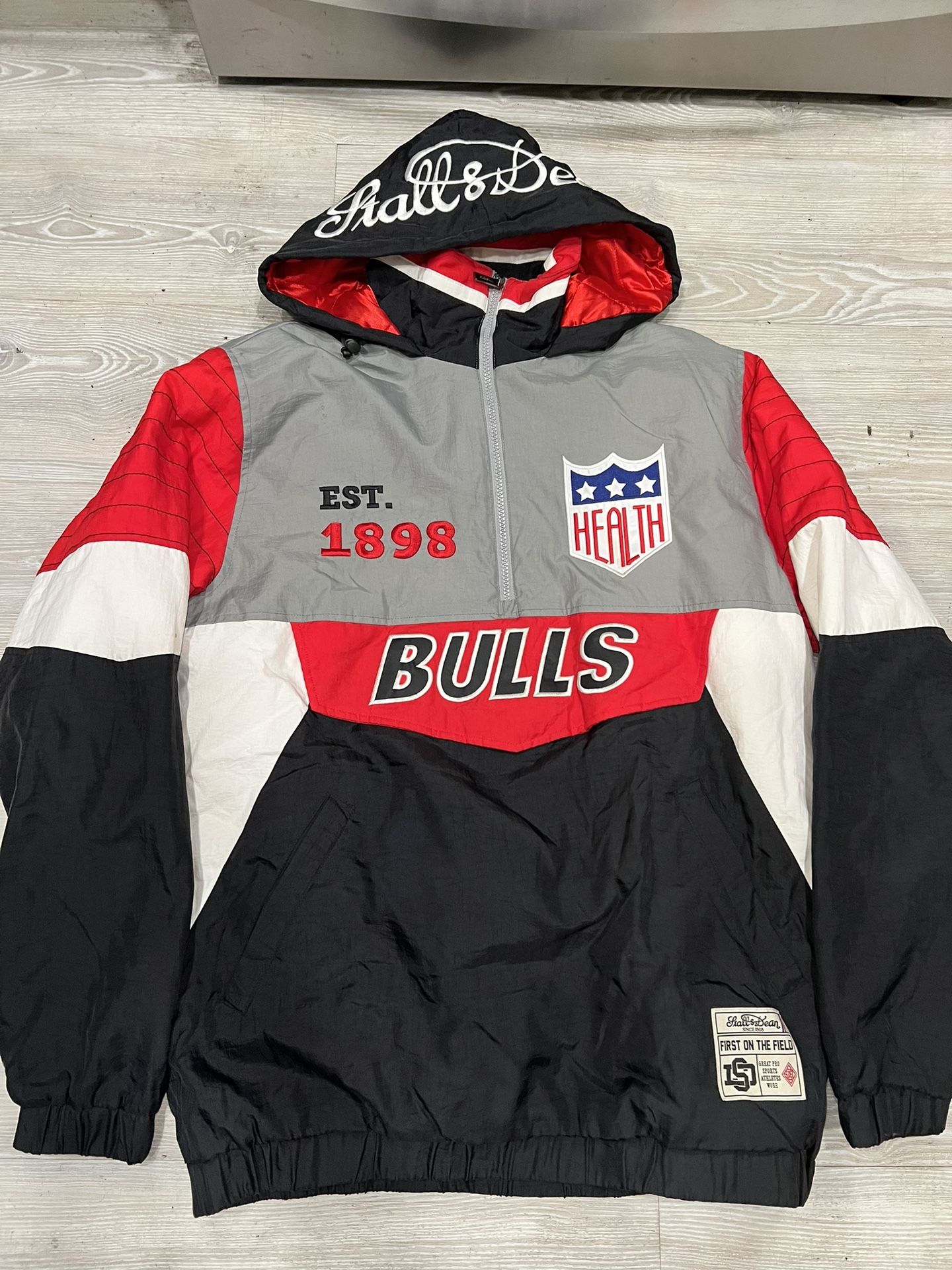 Stall And Dean Chicago Bulls Jacket Size m