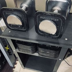 🏋️‍♂️ Iron Master Adjustable Dumbbe w/ Stand – $400