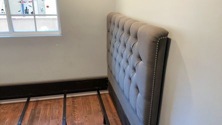 Grey Queen Bed Frame