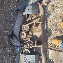((READ AD))((54" Single Front Bar Mount Craftsman/husqvarna Deck)) Riding Mower 