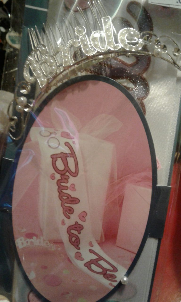 Bride Comb and Sash set