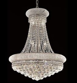 Elegant Primo Collection 28" Wide Royal Cut Crystal Chandelier
