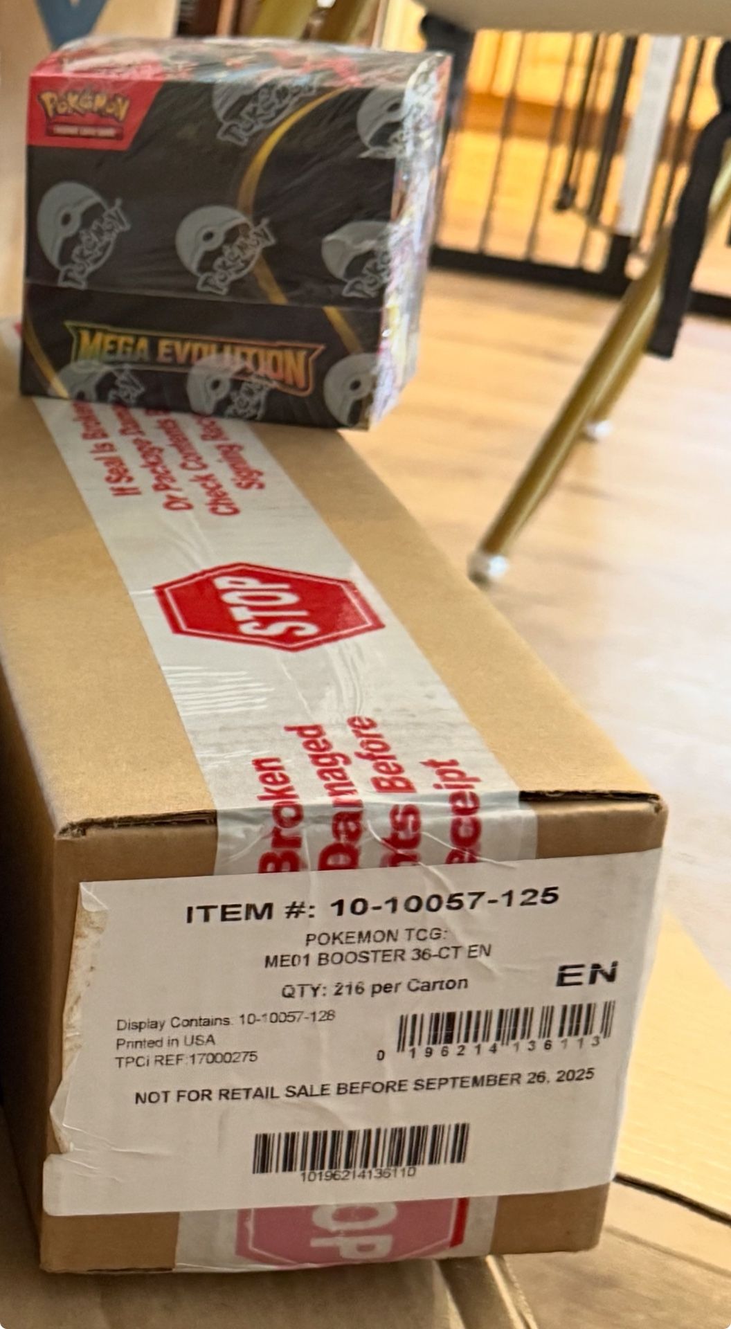 Mega Evolution Booster Box Case (6) - New/Sealed Pokemon Cards