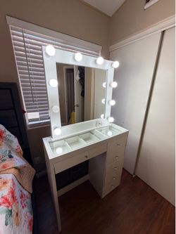 Vanity Mirror with Drawers