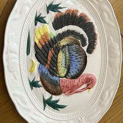 Vintage Turkey Plate