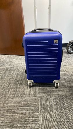 Nautica Hardside Spinner Carry-On Luggage – Vibrant Blue (Great Condition)