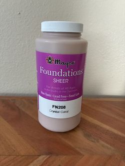 Mayco Foundations SHEER 16 fl oz (473ml) FN208 Crystal Coral