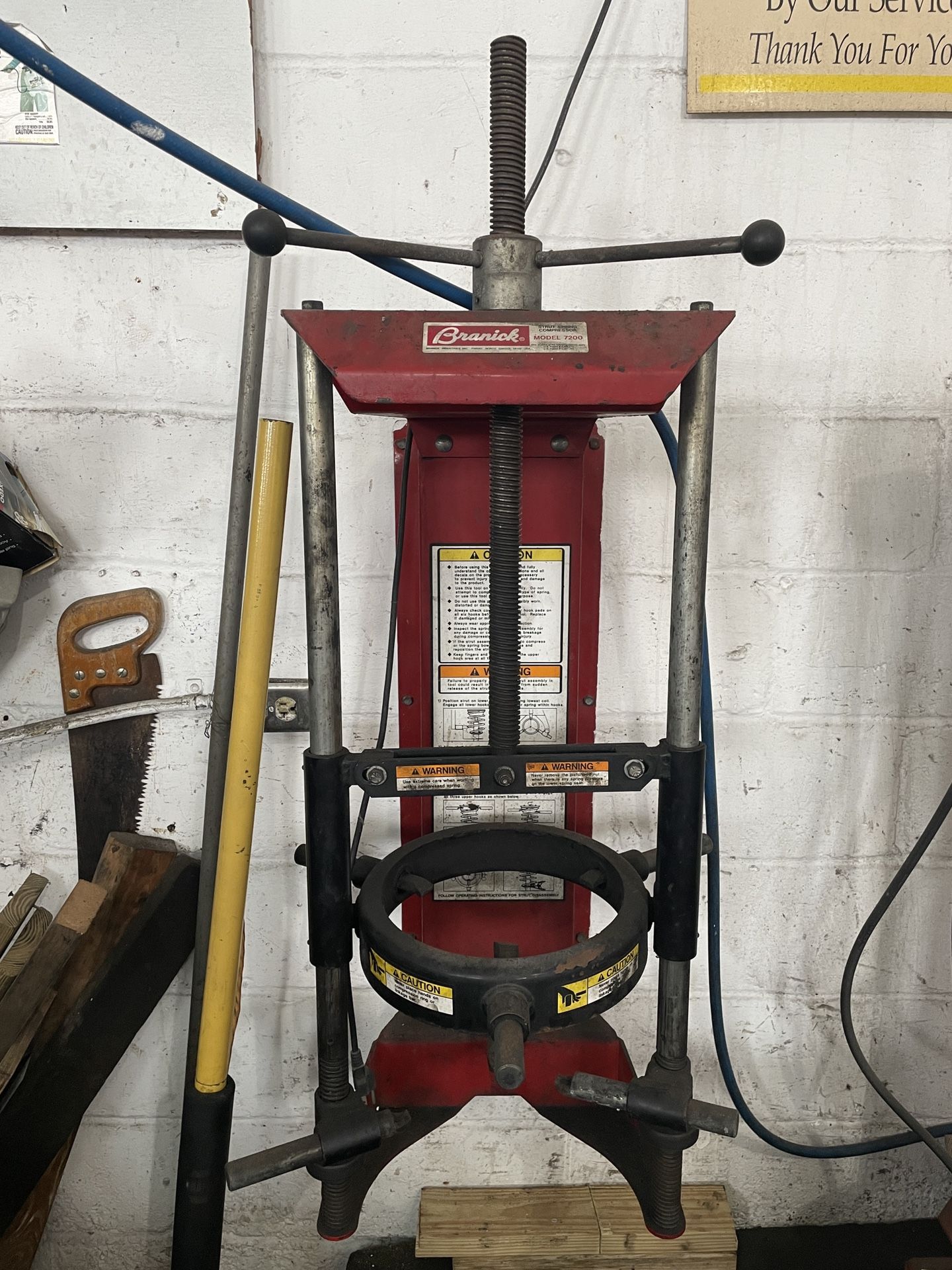 Branick 7200 strut spring compressor for sale outlet