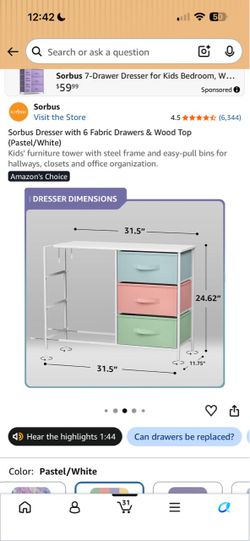 Kids Dresser