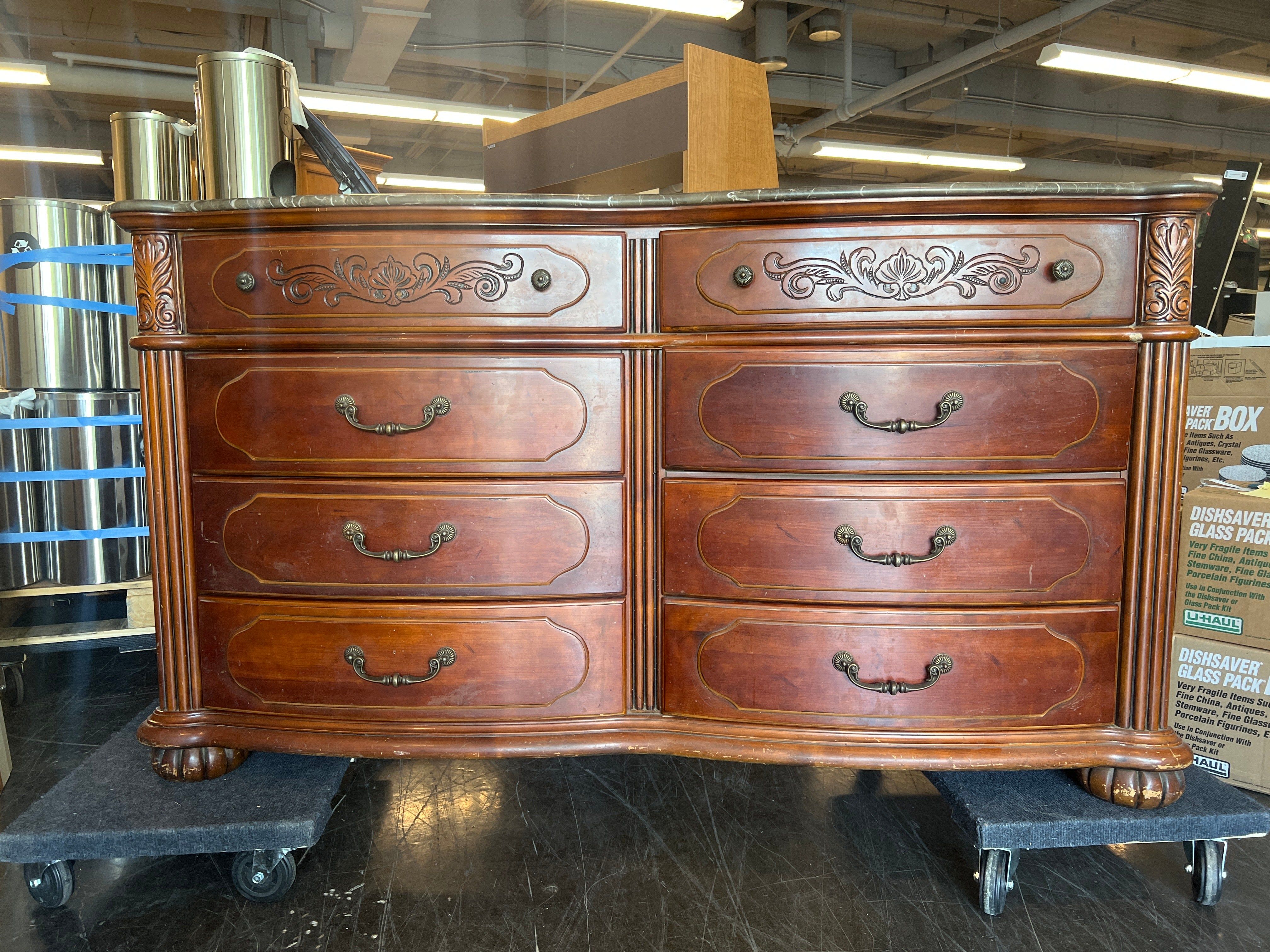 Marble Top Side Board or Dresser