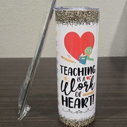 Teacher appreciation tumbler