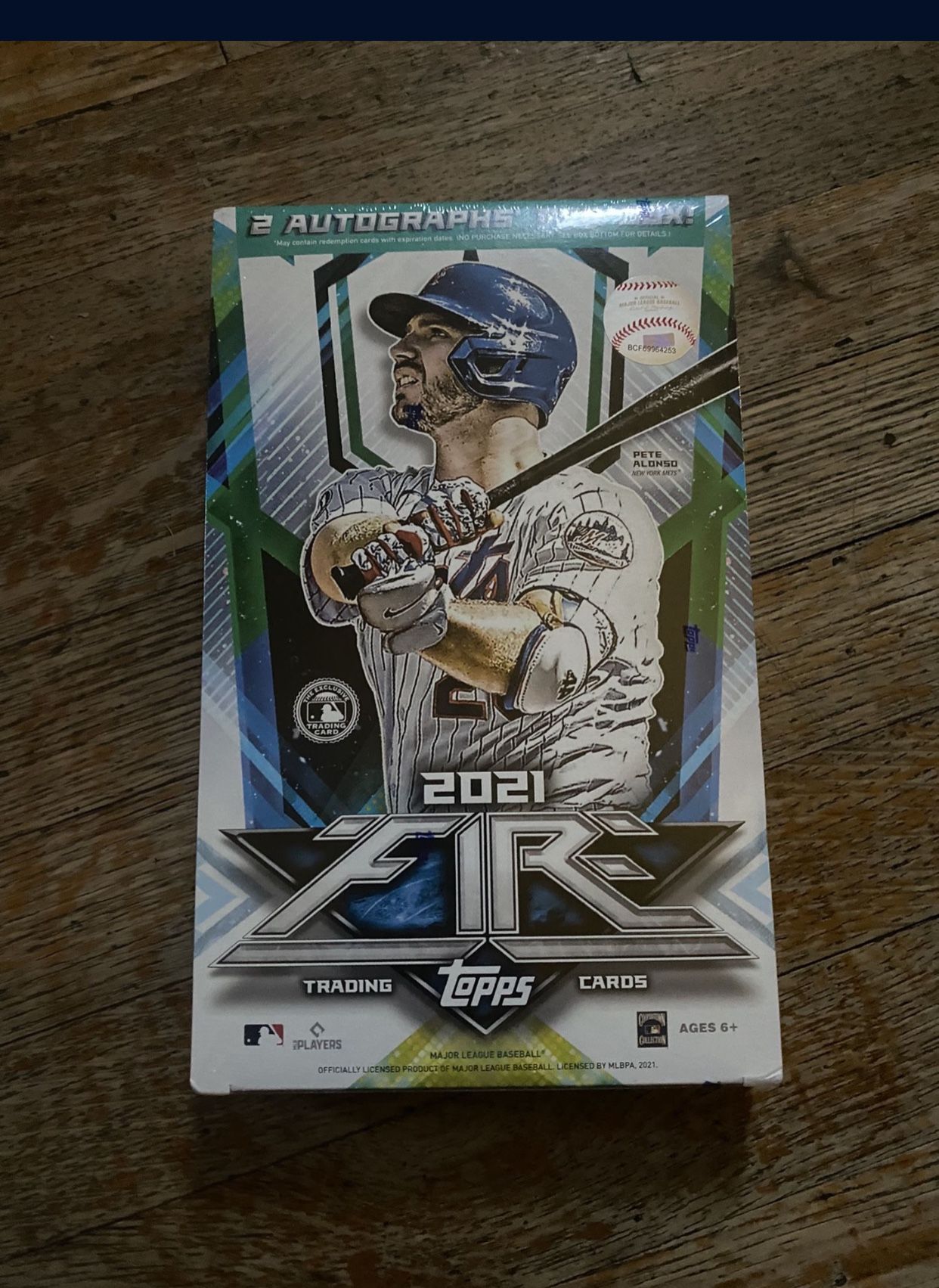 2021 Topps Fire MLB Fire Baseball Trading Card Hobby Box SEALED + 2 Autographs 