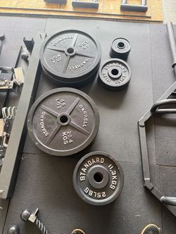 Rep Fitness Iron Plates — 515 lb Olympic Set