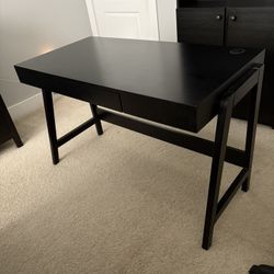 Black Office Desk