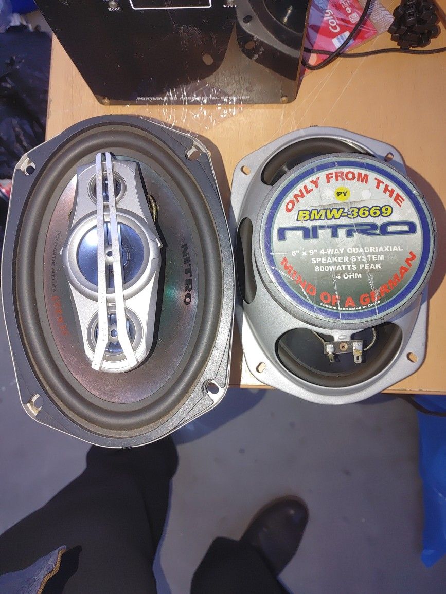 6x9 BMW -3669 Nitro 4 Way Speaker 🔊🔊🔊🔊🔊