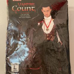 New Kids Vampire Costume Size Large 