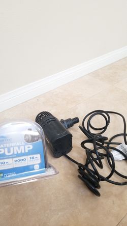 Waterfall pump like new bought for $149