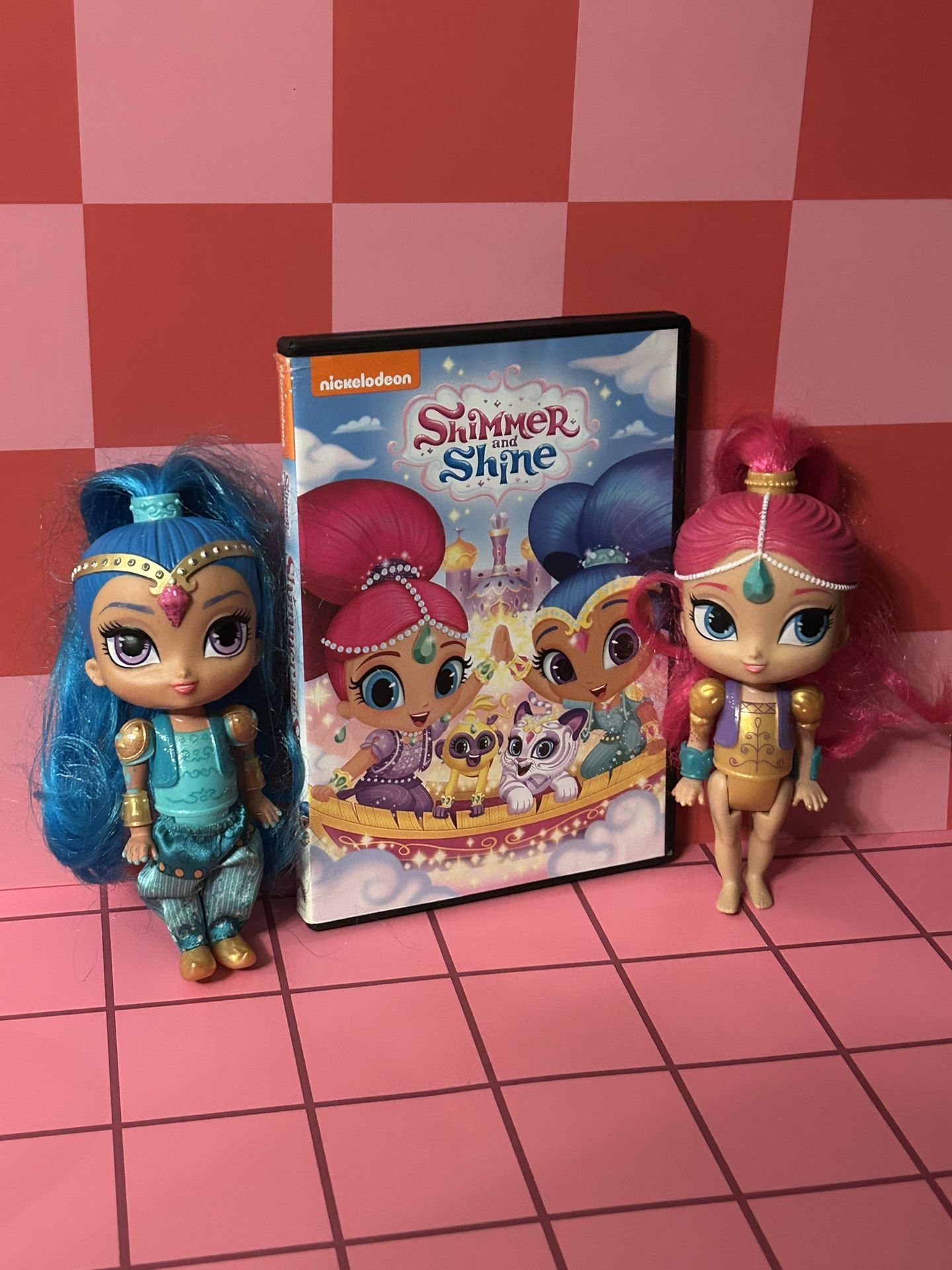 Shimmer Shine Dolls & DVD 