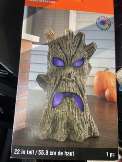 Ashland Color Changing Scary Porch Tree Halloween
