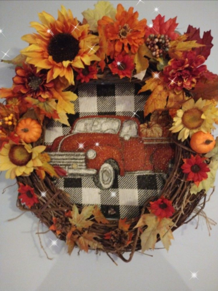 Handmade Fall Wreath