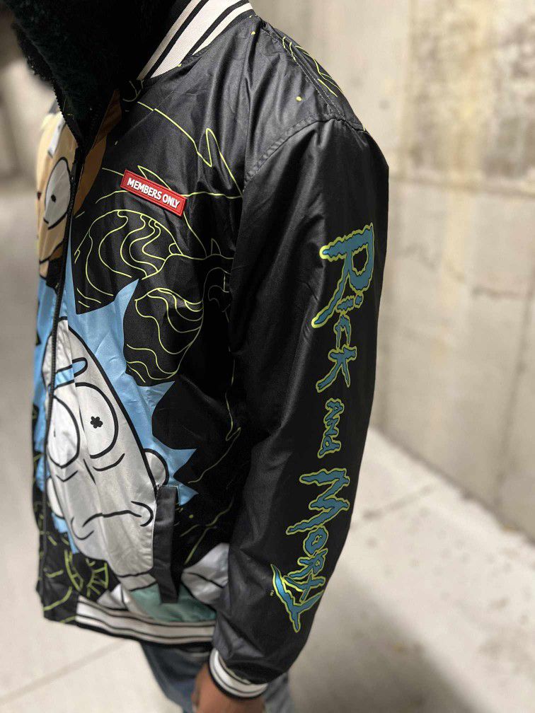 Rick & Morty X Members Only Bomber JACKET 