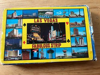 Vintage Las Vegas Jumbo Playing Cards