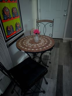 Mosaic Table and chairs