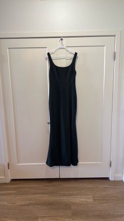 BHLDN Formal Dark Green Dress with Slit - Size 6