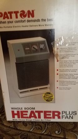 Heater plus fan