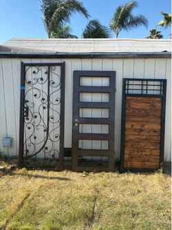 Steel door and gates