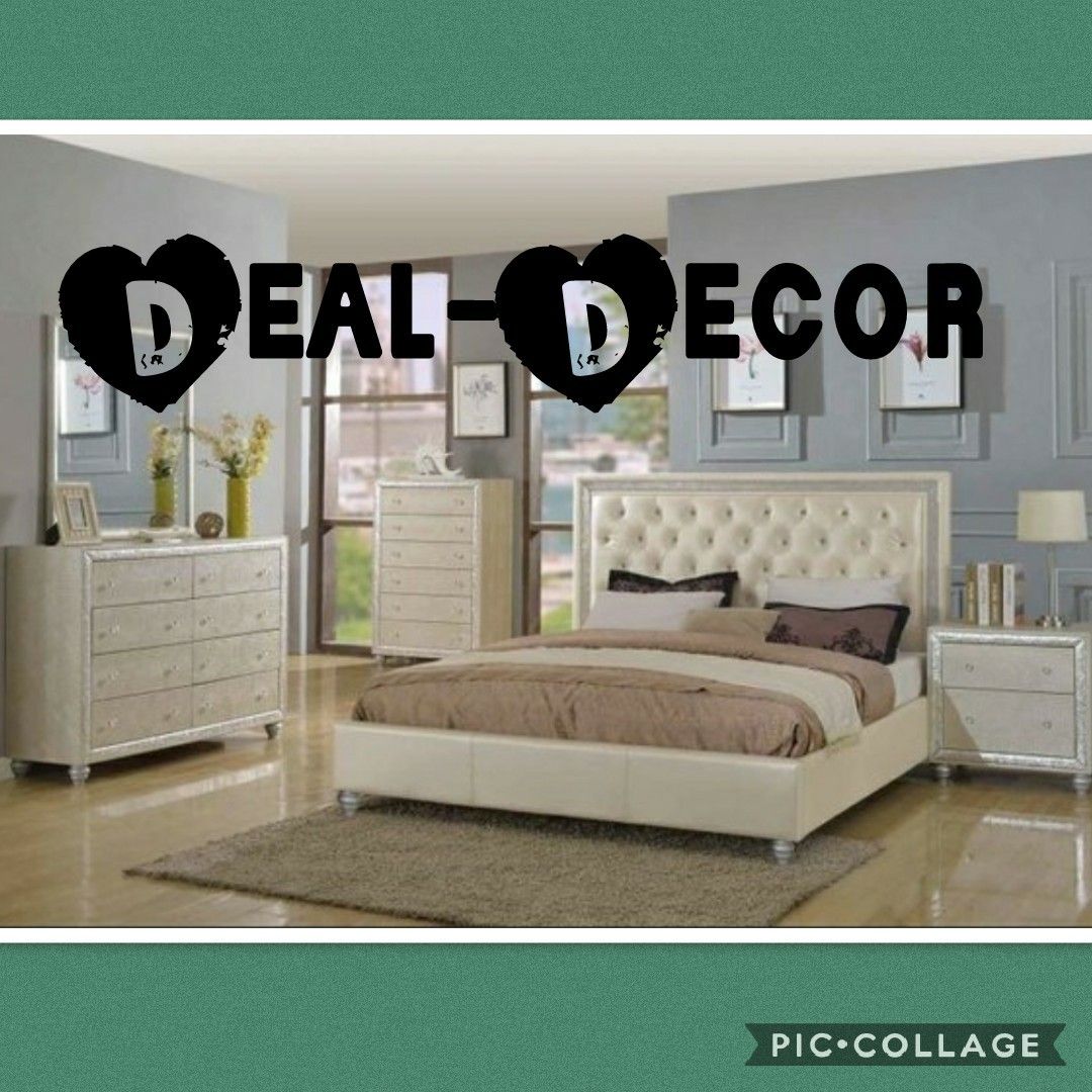 Cream 4 Piece Bedroom Set