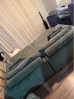Couch double chaise sectional