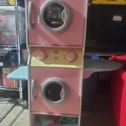 Washer And Dryer Wooden Toy Set