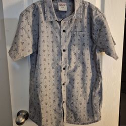 Boys Button Up Shirt, XL