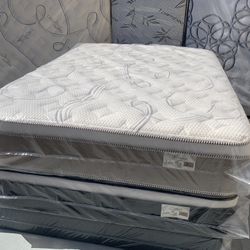 ✨Mattress Pillow Top All Sizes ✨ 🔸12” inches tall 🔹All sizes 🟠Queen sizes $199 🟡Full sizes $180 🟢Twin sizes $150 🔵Cal king $330 🟣E. King $330
