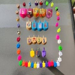 Hanukah Dreidels Mixed Lot of 55 Pieces