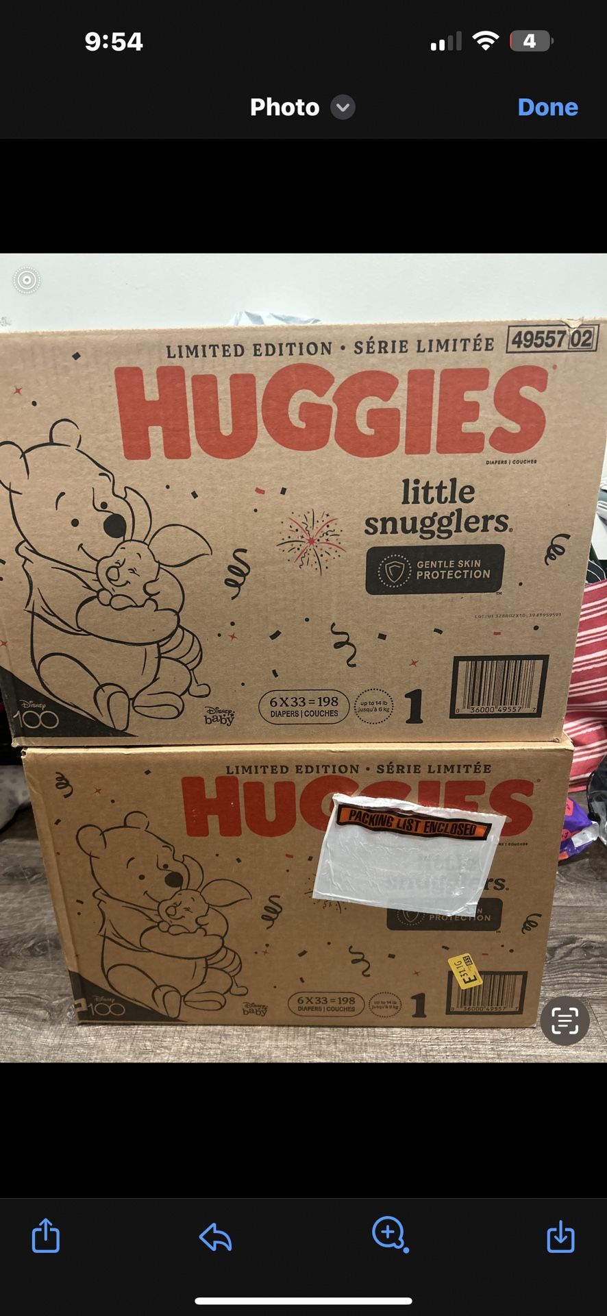 Huggies Little Snugglers Size 1 198 Pack