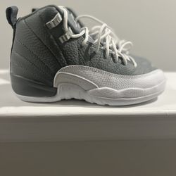 Air Jordan 12 Retro “Stealth Grey” Kids Size 4Y