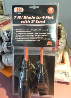 3 FT 7 RV BLADE TO 4 FLAT