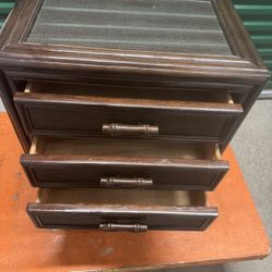 2   Ficks & Reed Rattan Chest, One Of Them Are A Large And One Of Them Is Small.
